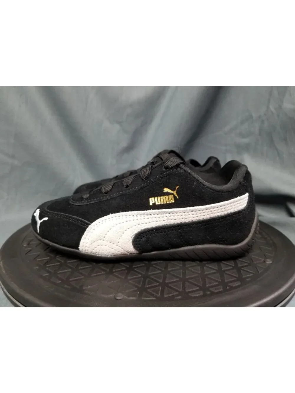 Puma Girls Speedcat PS Lace Up Sneakers Black Size 1c NEW NO BOX! - Picture 5 of 11